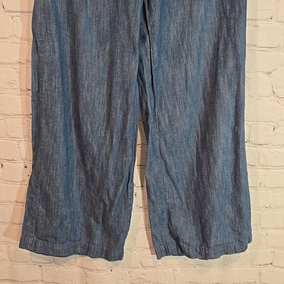 J.Crew Factory wide leg pull on pants size 2 - Picture 3 of 8